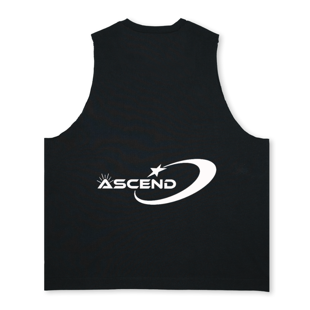 ASCEND SLEEVELESS OVERSIZED TEE