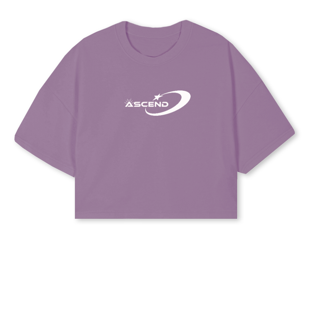ASCEND WOMEN'S OVERSIZED CROP TOP