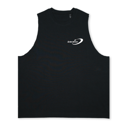 ASCEND SLEEVELESS OVERSIZED TEE