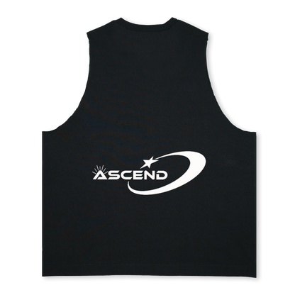 ASCEND SLEEVELESS OVERSIZED TEE